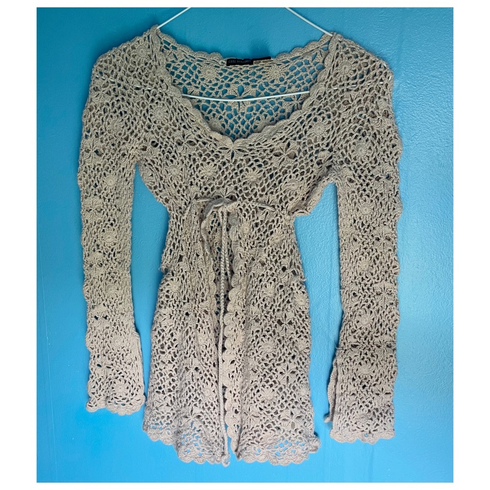 Vintage tan Crochet top